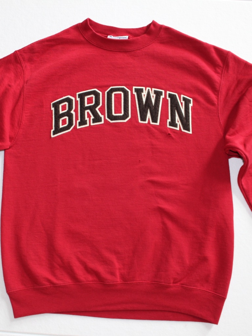 Vintage Brown University Champion Sweatshirt  Red Medium